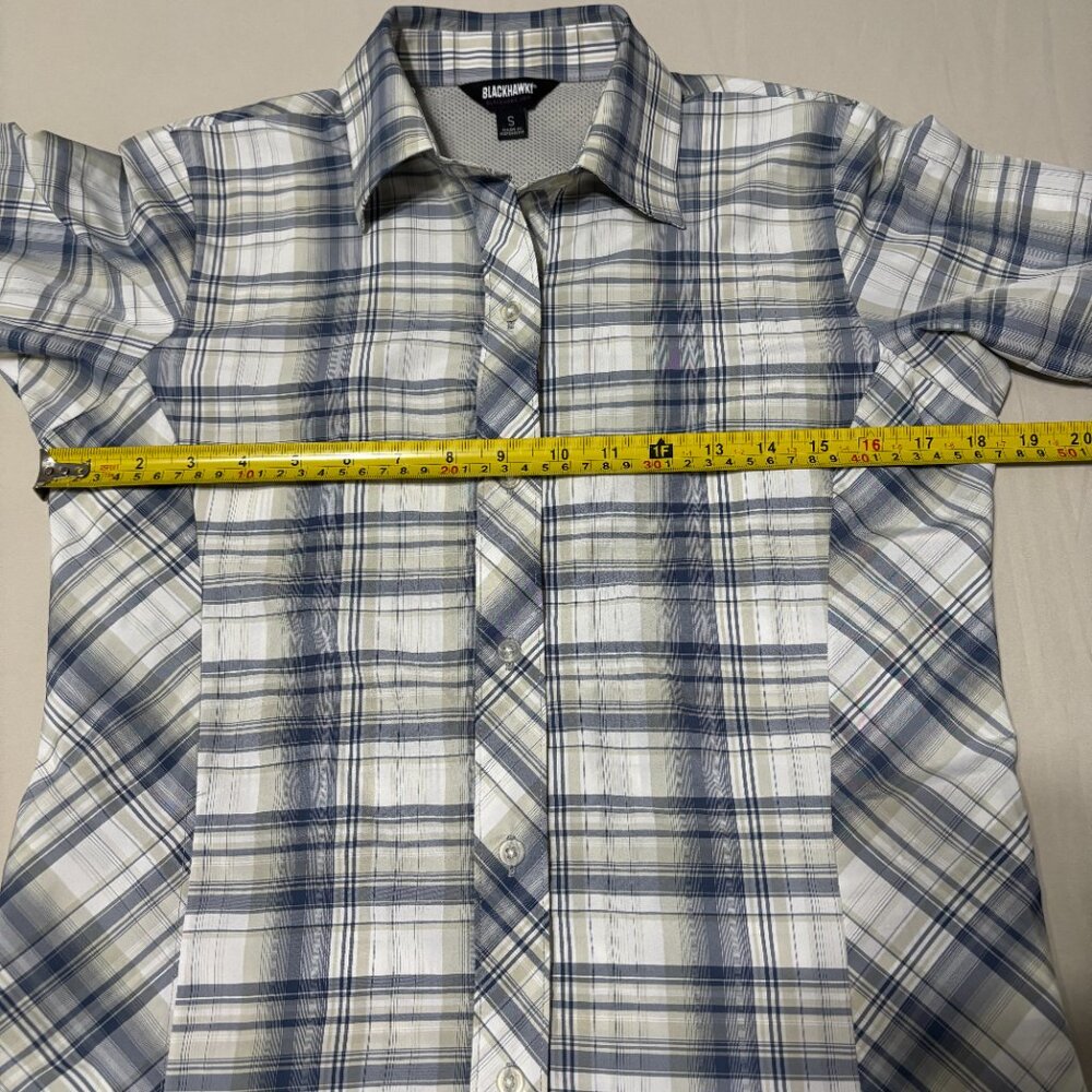 Blackhawk! Strenia Women’s Plaid Tactical Short Sleeve Shirt Zip Pockets Small - Picture 12 of 14